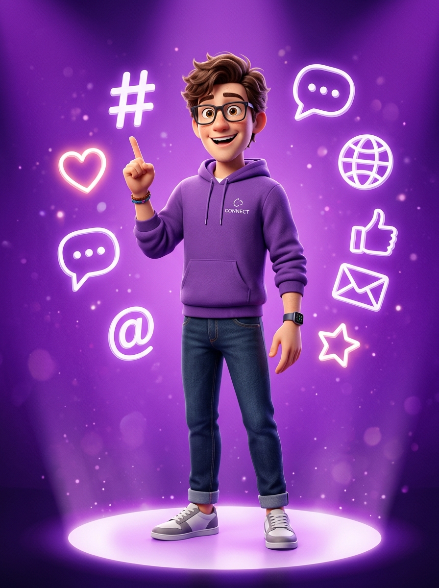 3D SosyalDigital Mascot
